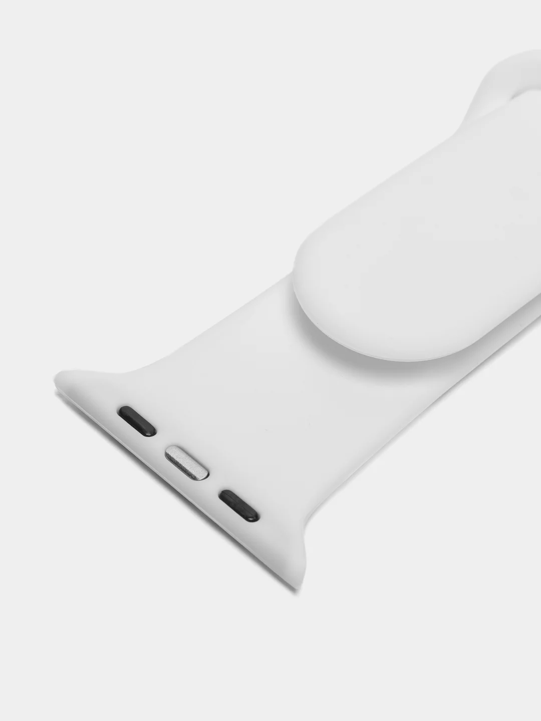 Белый силиконовый ремешок для Apple Watch 38-40-41 мм, 42-44-45 мм, размеры S, M, спортивный