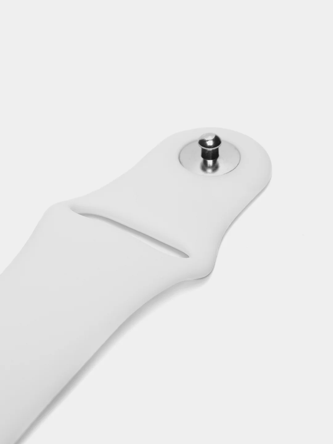 Белый силиконовый ремешок для Apple Watch 38-40-41 мм, 42-44-45 мм, размеры S, M, спортивный