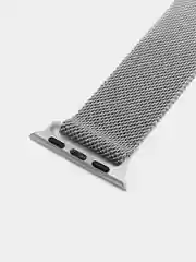 Серебряный ремешок Apple Watch 38-40-41 мм, 42-44-45 мм, миланская петля