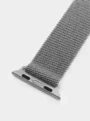 Серебряный ремешок Apple Watch 38-40-41 мм, 42-44-45 мм, миланская петля
