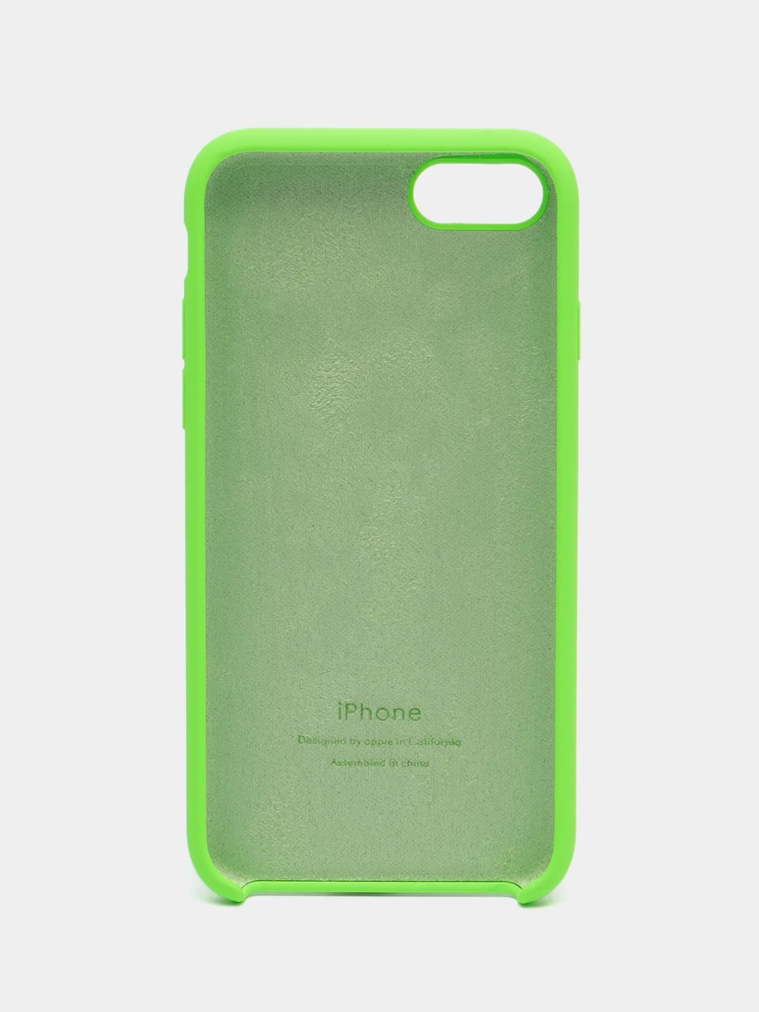 Салатовый чехол Silicone Case ( Чехол силиконовый ) для iPhone 7/ iPhone 7 plus