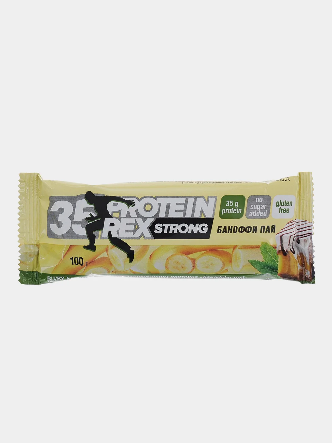 Протеиновый батончик ProteinRex STRONG, без сахара, баноффи пай, 100 г