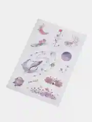 Небесно-голубой наклейки для ежедневника, блокнота, подарка, 20 видов