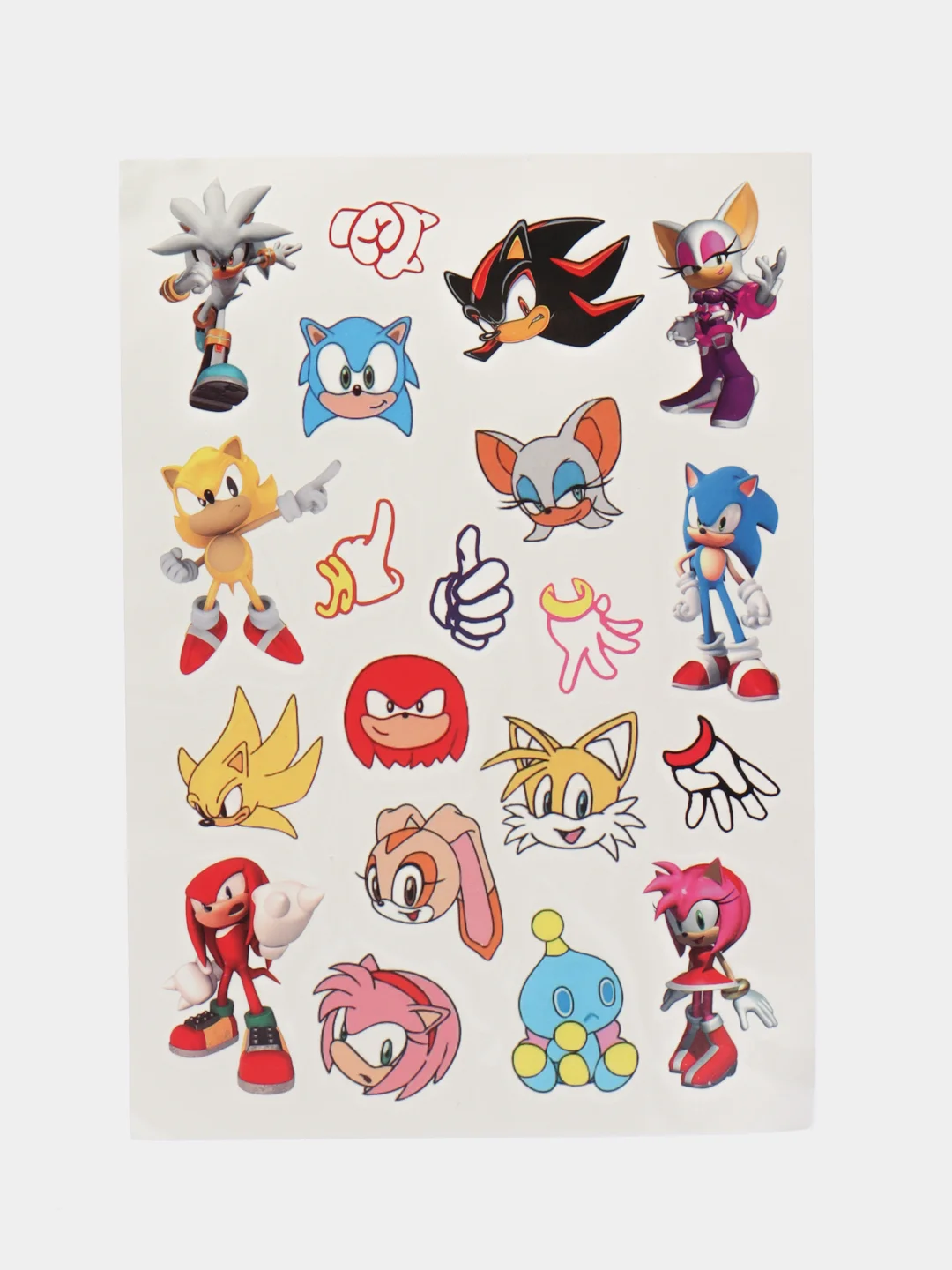 Аметистовый татуировка временная, переводная, детская Соник Sonic, Щенячий патруль