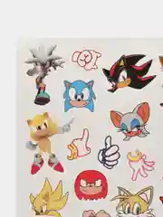 Аметистовый татуировка временная, переводная, детская Соник Sonic, Щенячий патруль