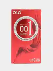 Красный презервативы OLO, ультратонкие,БДСМ, 10шт в упаковке