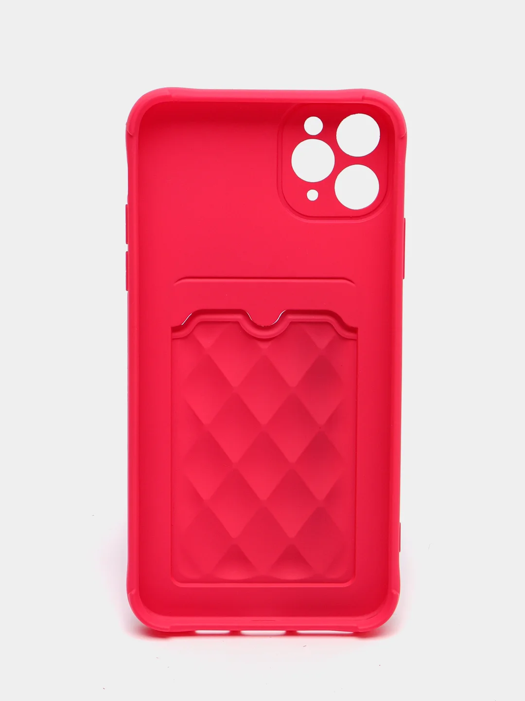 Фуксия чехол для Iphone 11, 12, 13, Pro Max / с картхолдером / с карманом