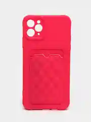 Фуксия чехол для Iphone 11, 12, 13, Pro Max / с картхолдером / с карманом