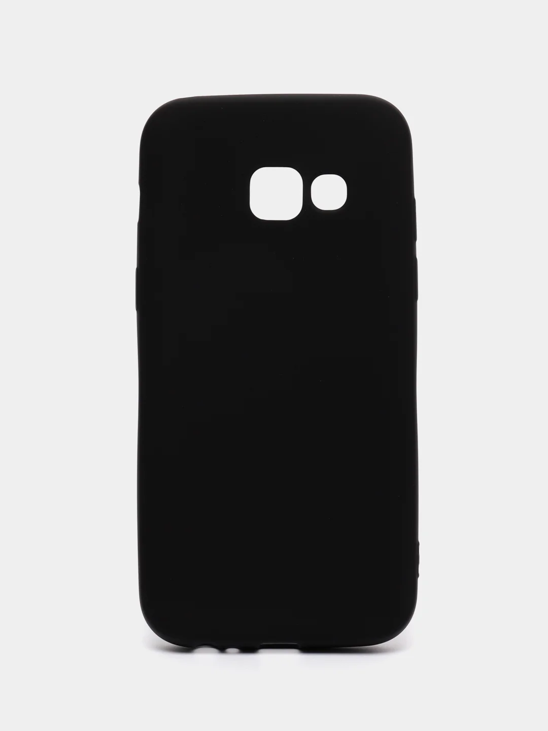 Черный cиликоновый чехол на Samsung Galaxy A3(2017)