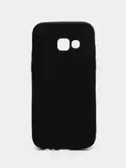 Черный cиликоновый чехол на Samsung Galaxy A3(2017)
