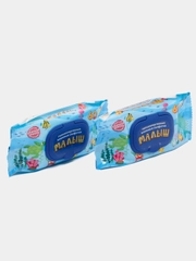Влажные салфетки детские Малыш