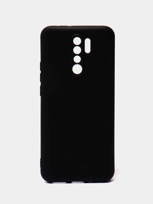 Xiaomi Redmi 9, Сяоми Редми 9, чехол черный силиконовый