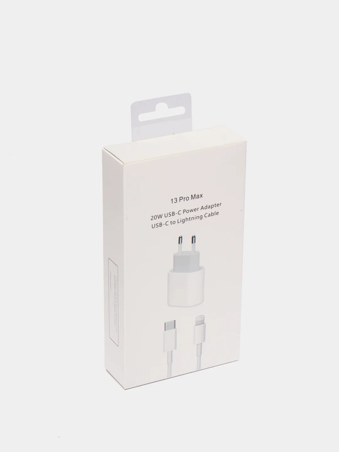 Зарядное устройство для iPhone с кабелем, блок Type-C, PD, 20W