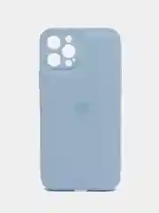 Голубой кожаный чехол на Айфон iPhone 11, 12, 13, 14, 15, 11 Pro Max, 13 Pro Max, 14 Pro Max