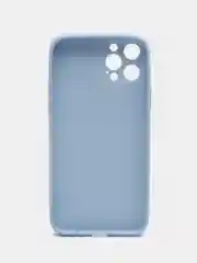 Голубой кожаный чехол на Айфон iPhone 11, 12, 13, 14, 15, 11 Pro Max, 13 Pro Max, 14 Pro Max