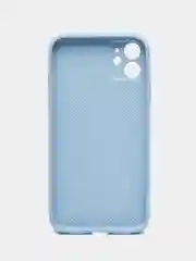 Голубой кожаный чехол на Айфон iPhone 11, 12, 13, 14, 15, 11 Pro Max, 13 Pro Max, 14 Pro Max