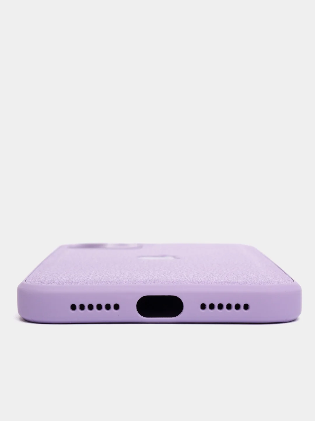 Лавандовый кожаный чехол на Айфон iPhone 11, 12, 13, 14, 15, 11 Pro Max, 13 Pro Max, 14 Pro Max