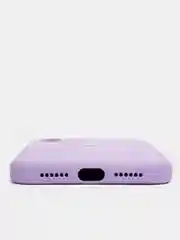 Лавандовый кожаный чехол на Айфон iPhone 11, 12, 13, 14, 15, 11 Pro Max, 13 Pro Max, 14 Pro Max