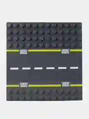 Белый строительная платформа Duplo, дорога для блочного конструктора