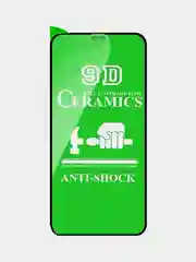 Защитное стекло Ceramics Film 2,5D для iPhone 11, XR, 0,2 мм, черная рамка
