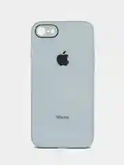 Ледяной силиконовый чехол для iPhone 7, iPhone 8, iPhone SE 2020, со стеклянной панелью
