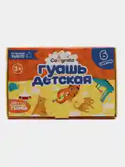 Гуашь 6 цветов Calligrata, по 20 мл