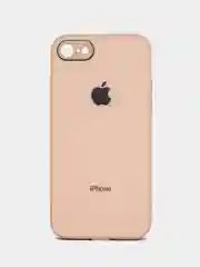 Карамельный силиконовый чехол для iPhone 7, iPhone 8, iPhone SE 2020, со стеклянной панелью