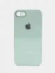 Мятный силиконовый чехол для iPhone 7, iPhone 8, iPhone SE 2020, со стеклянной панелью