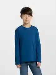 Индиго лонгслив для мальчика Утенок