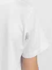 Белый футболка детская для мальчика и девочки, однотонная
