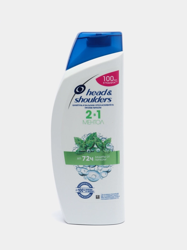 Шампунь Head&Shoulders "Ментол 2 в 1" против перхоти, 600 мл
