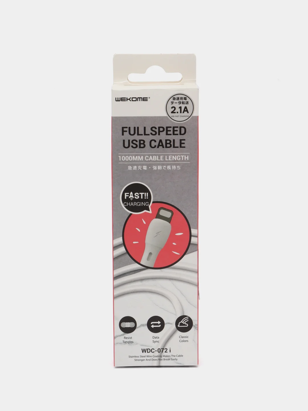 Кабель Wekome WDC-072i, USB-Lightning