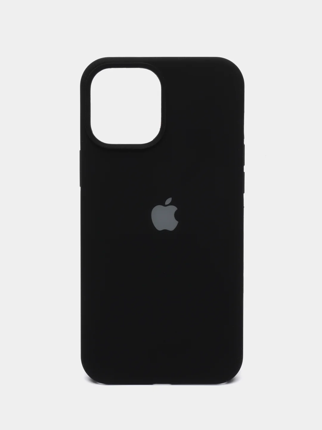 Черный чехол для iPhone 12 Pro Max (Silicone Case)