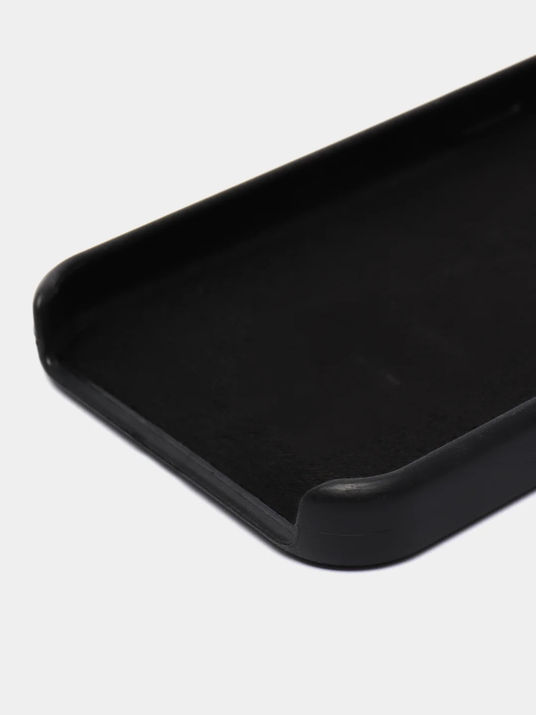 Черный чехлы для iPhone 12 mini (Silicone Case)