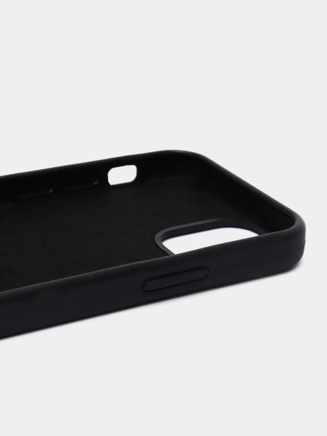 Черный чехлы для iPhone 12 mini (Silicone Case)