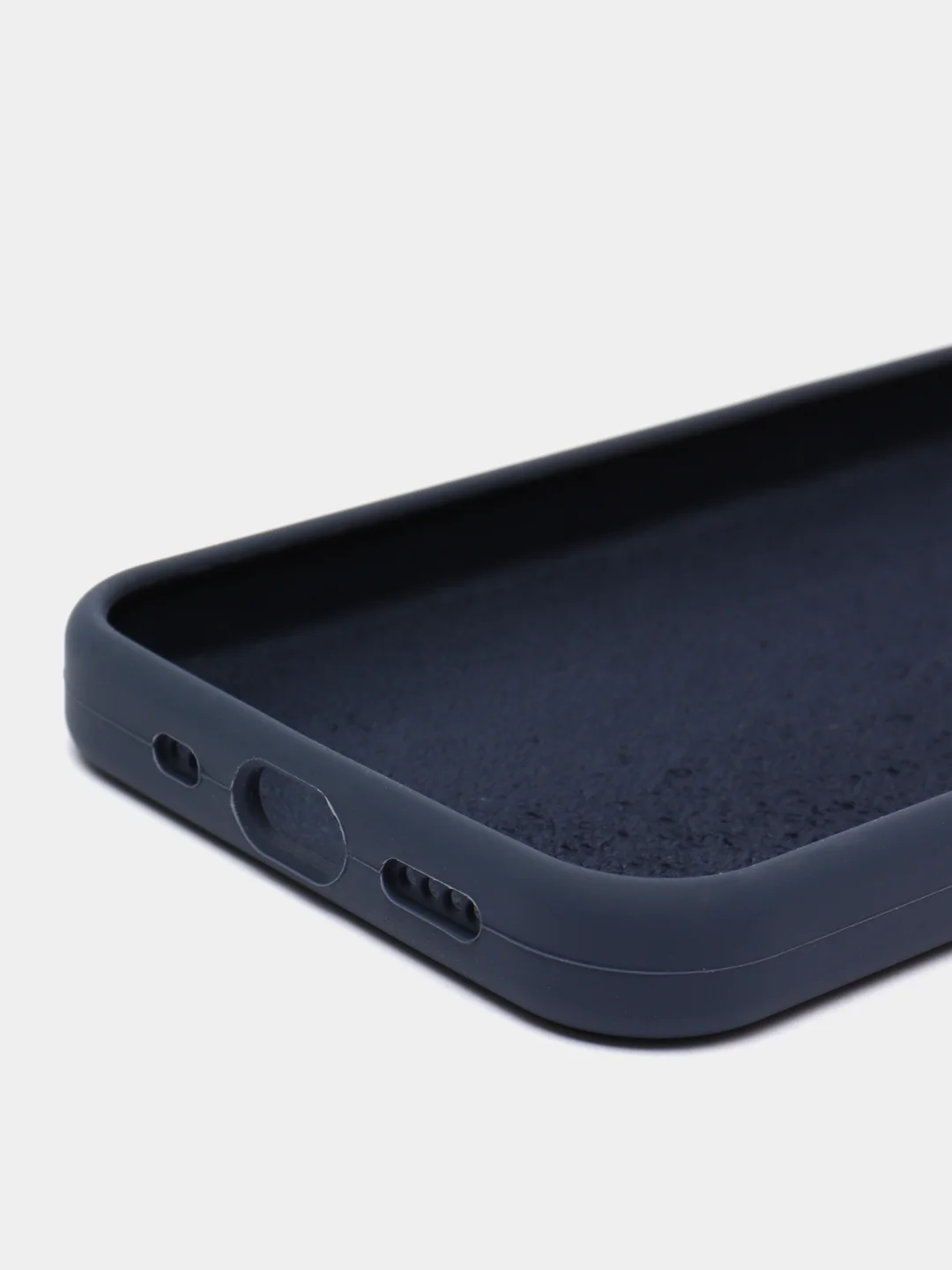 Синий меланж чехлы для iPhone 12 mini (Silicone Case)