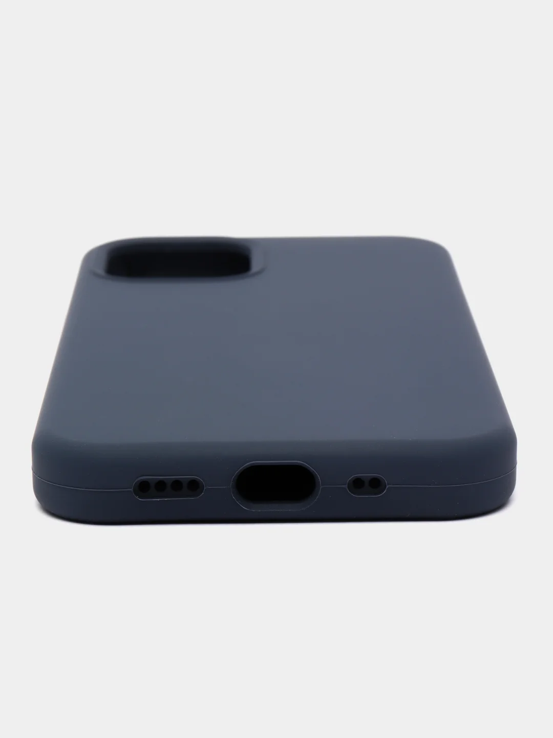 Синий меланж чехлы для iPhone 12 mini (Silicone Case)