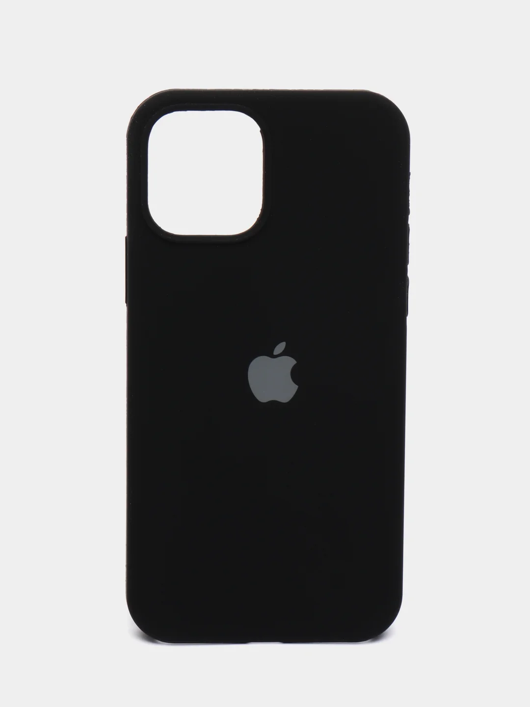 Черный чехол для iPhone 12/12Pro, силиконовый