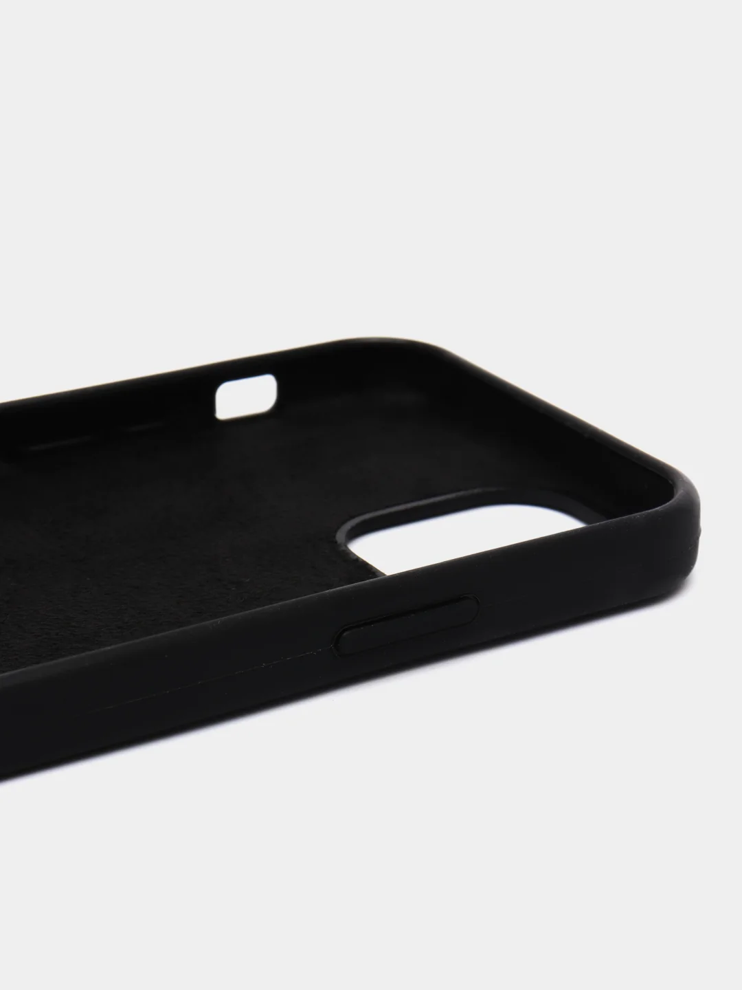 Черный чехол для iPhone 12/12Pro, силиконовый