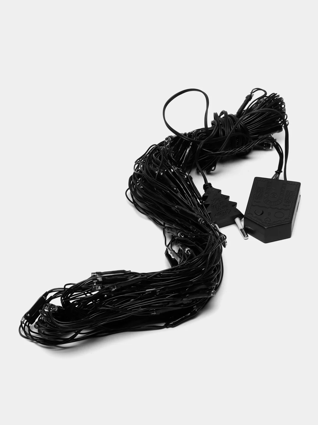 Гирлянда "Сеть", 1.6, IP20, тёмная нить, 144 LED, свечение белое, 8 режимов, 220 В