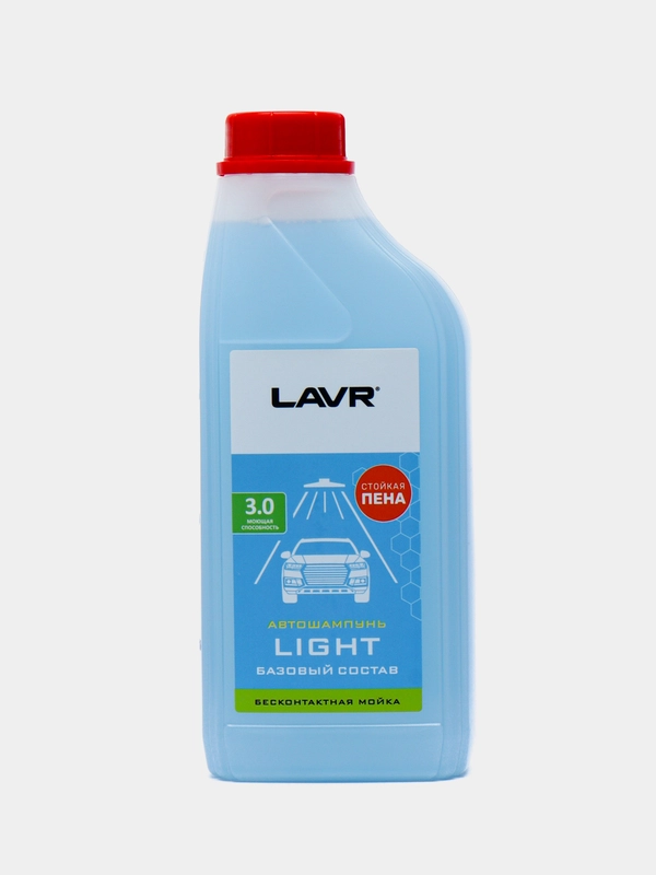 Автошампунь LAVR Light, бесконтактный, 1 л, Ln2301