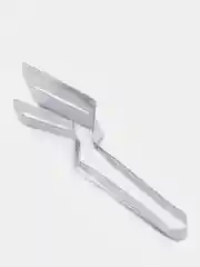 Серебряный щипцы кухонные, кулинарные, из нержавеющей стали