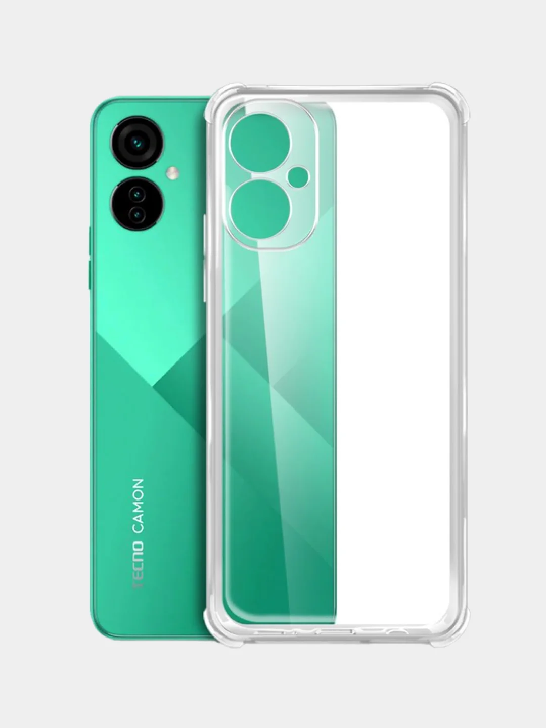 Черный чехол для Tecno Camon 18, 19 Neo, 19 Pro