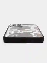 Тёмно-бордовый чехол с рисунком на Realme 8i и Realme Narzo 50 4G (Реалми 8i и Реалми Нарзо 50 4G)