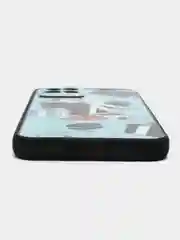 Бирюзовый чехол с рисунком на Realme 8i и Realme Narzo 50 4G (Реалми 8i и Реалми Нарзо 50 4G)