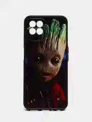 Терракотовый чехол с рисунком на Realme 8i и Realme Narzo 50 4G (Реалми 8i и Реалми Нарзо 50 4G)