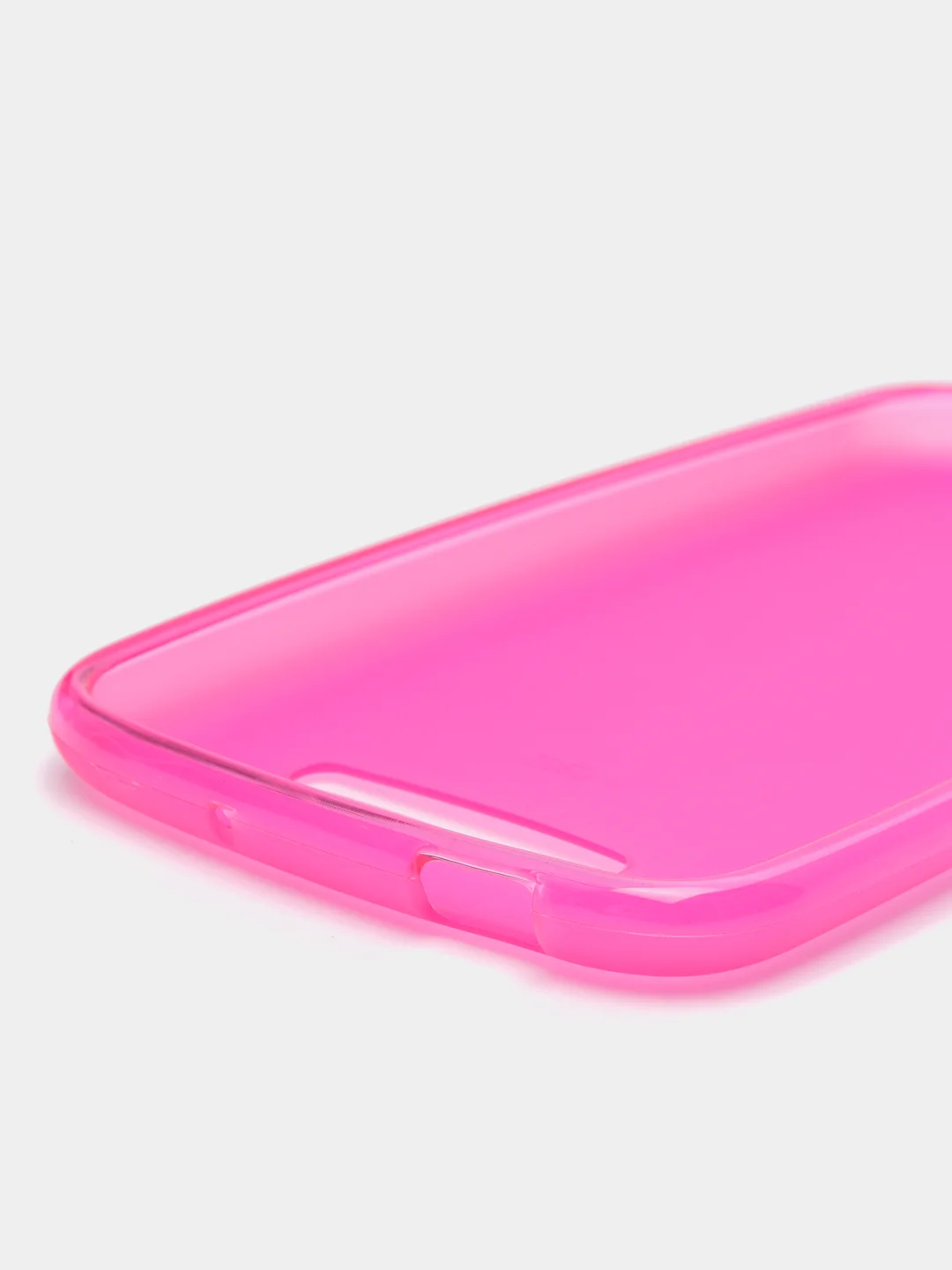 Розовый чехол-накладка на Alcatel One Touch 7050 POP S9, силиконовый