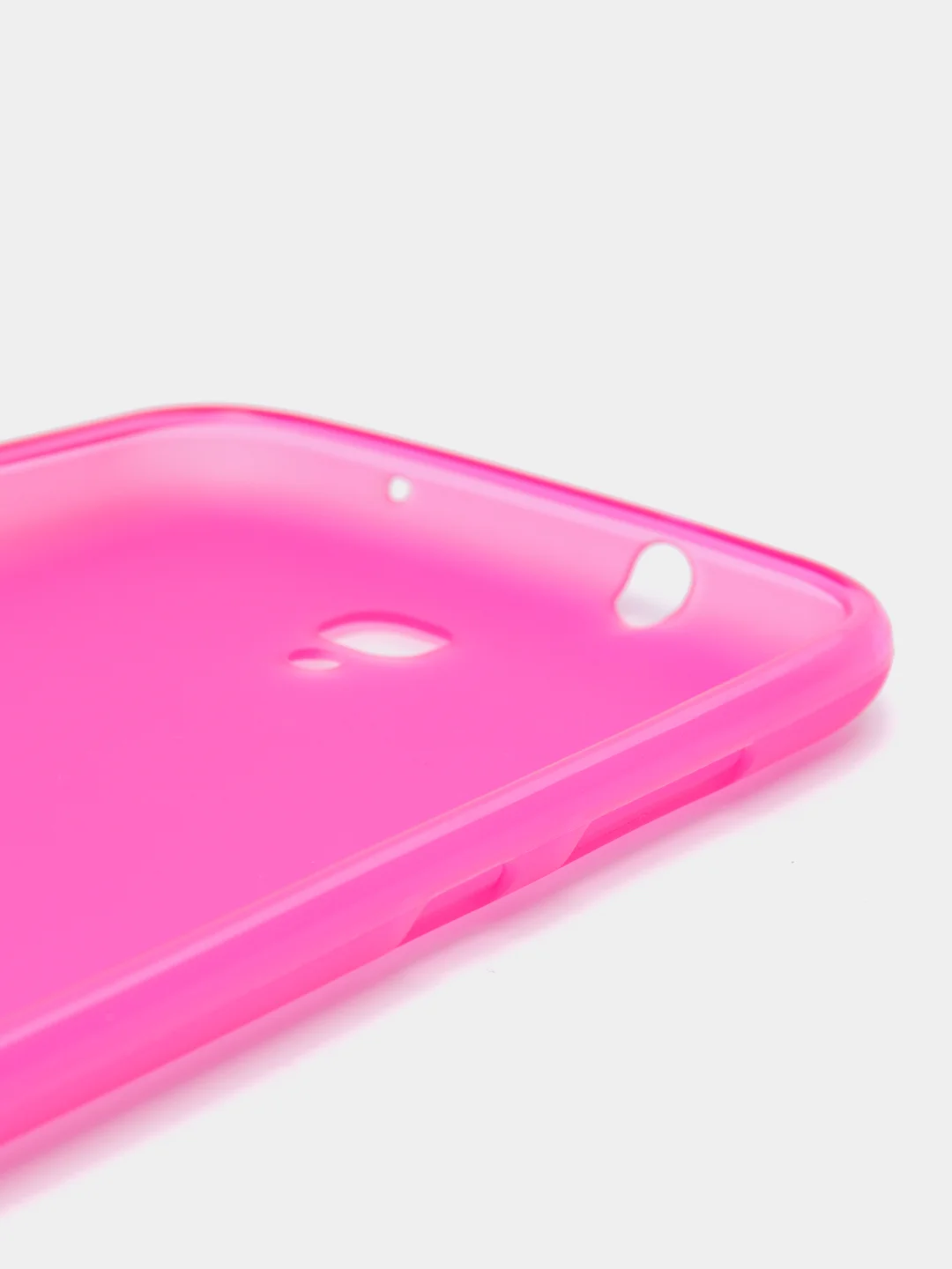 Розовый чехол-накладка на Alcatel One Touch 7050 POP S9, силиконовый