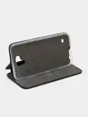 Черный чехол-книжка на LG X CAM