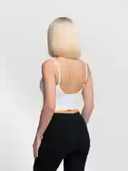 Белый женский базовый топ